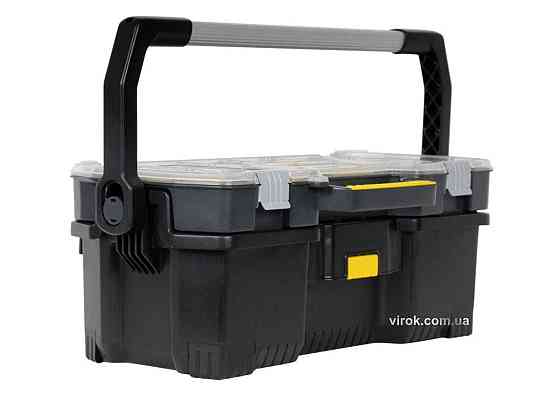 Ящик інструм-й 24" відкритий пластмас. зі знімним органайзером STANLEY; 67 x 32,3 x 25,1 см Одеса