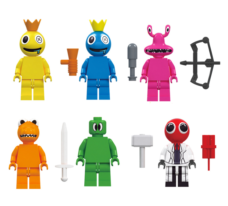 Дитячий набір фігурок Лего Райдужні Друзі 6 шт, Rainbow Friends іграшки ( 26763 ) Харків - фото 16