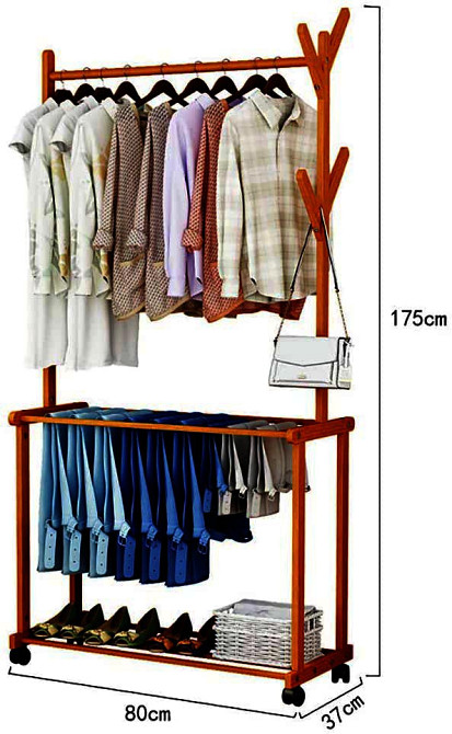 Стійка вішалка для одягу "Шумата 80" савоярді Миколаїв - фото 1