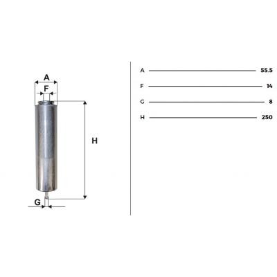 Фільтр паливний Wixfiltron WF8365 Вінниця - фото 1