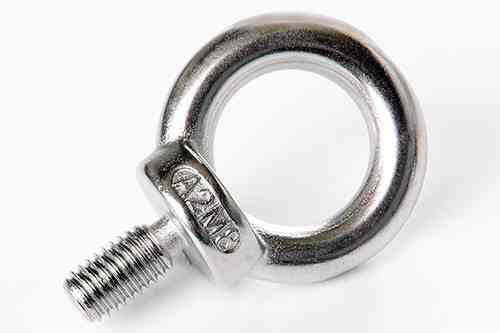 Болт з кільцем М8х1.25 неіржавкий А2 (пачка, красно 10 шт.) APRO Рівне