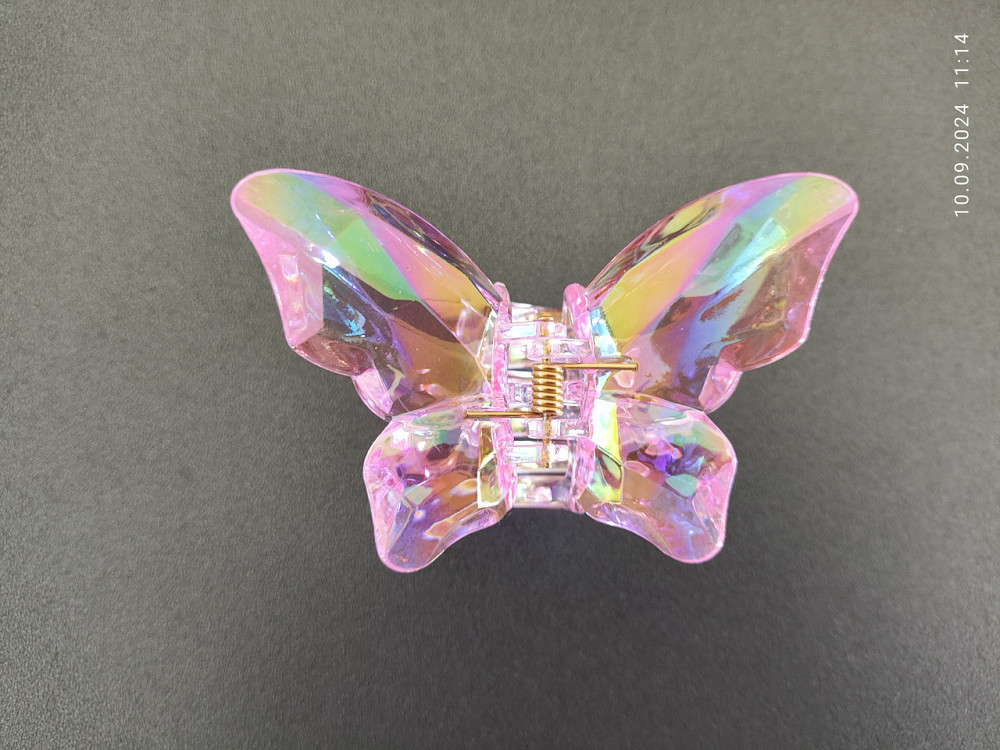 Заколка-крабік метелик Сміла - фото 2