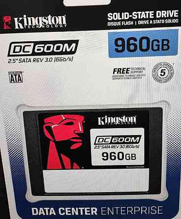 ТЕРМІНОВО!!!Новий SSD диск Kingston  DC500R 960GB 2.5 SATAIII Київ