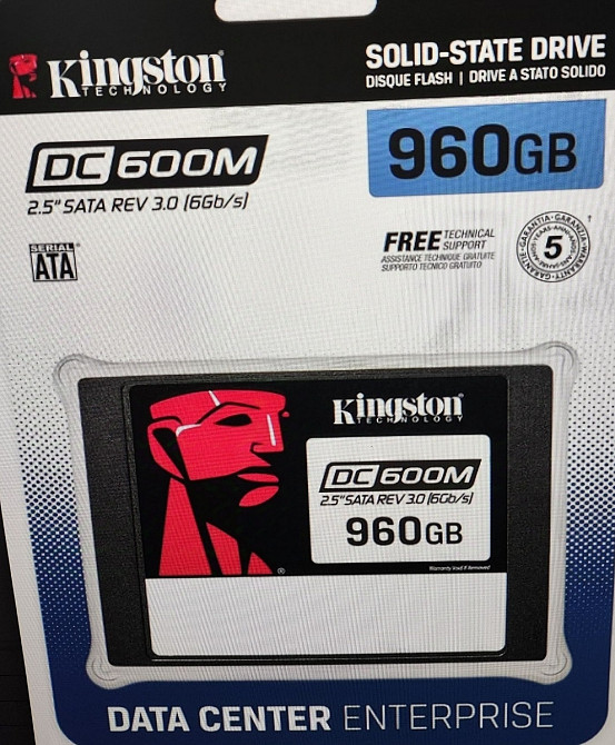 ТЕРМИНО!!!Новой SSD диск Kingston DC500R 960GB 2.5 SATAIII Киев - изображение 1