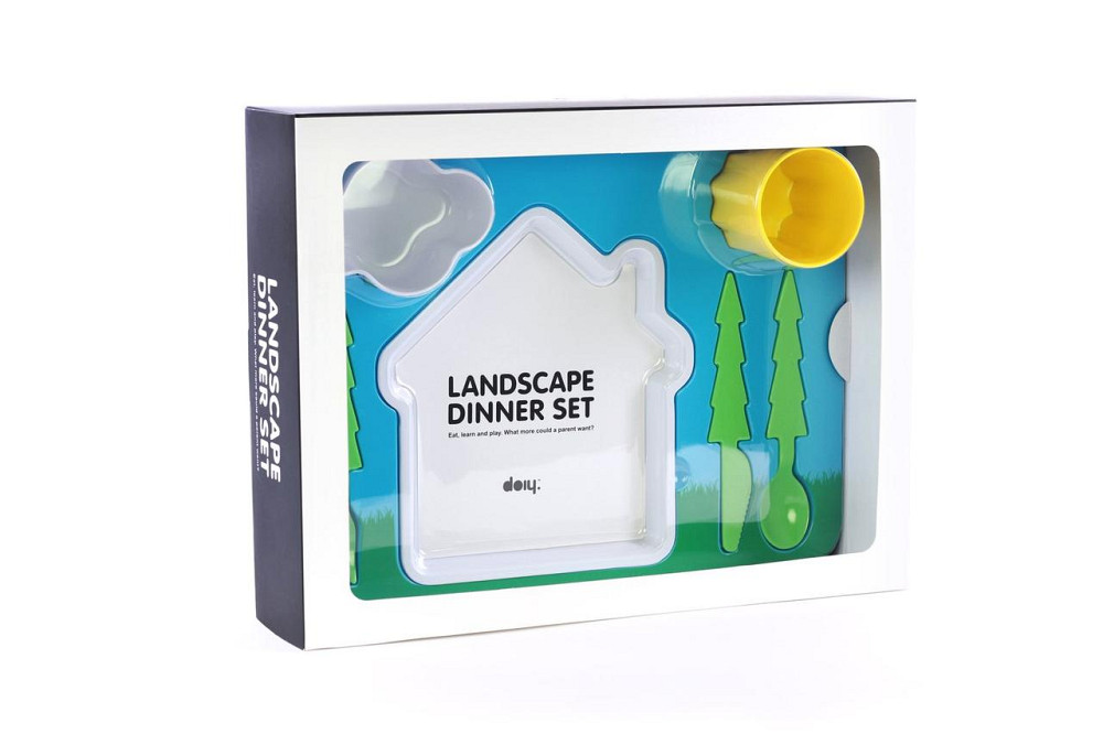 Набір дитячого посуду для обіду, зелений. Рівне - фото 2