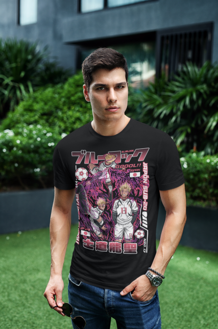 Футболка для хлопчика з аніме принтом Аніме Рйусеі Східоу Блуе оверсайз (зріст від 165 до 180) Чорний AnimeJ0577m Дніпро - фото 5