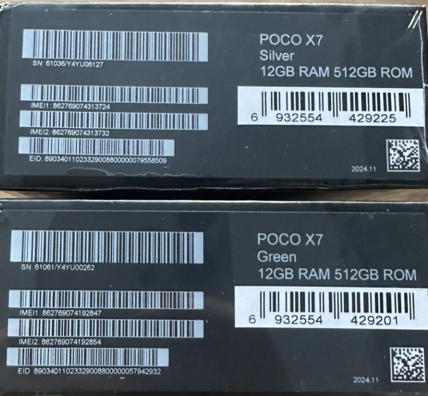 Смартфон POCO X7 12/512Gb. Silver Green. Київ - фото 1