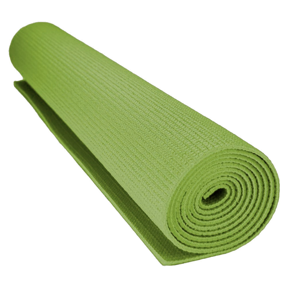 Килимок гімнастичний для йоги та фітнесу Power System PS-4014 PVC Fitness-Yoga Mat зелений, 173x61x0.6 см Київ - фото 3