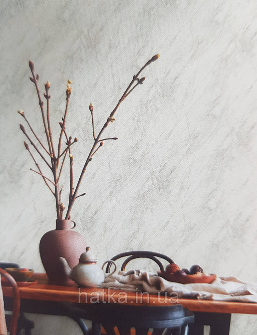 Обои виниловые на флизелине AS creation The Bos 0.53х10 под мрамор бежевые серые белые Киев - изображение 1