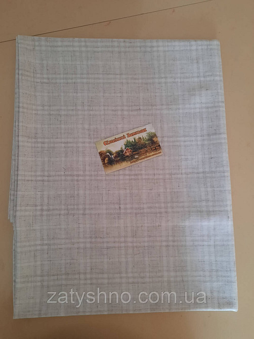 Лянная скатерть 120*134 Киев - изображение 3