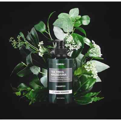 Шампунь Kundal Tea Tree & Macadamia Deep Cleansing Shampoo Baby Powder 500 мл (8809693252787) Винница