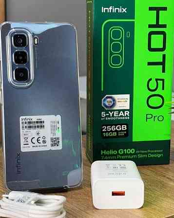Смартфон Infinix Hot 50 Pro 8/256Gb. NFC 120Hz. Black. Київ