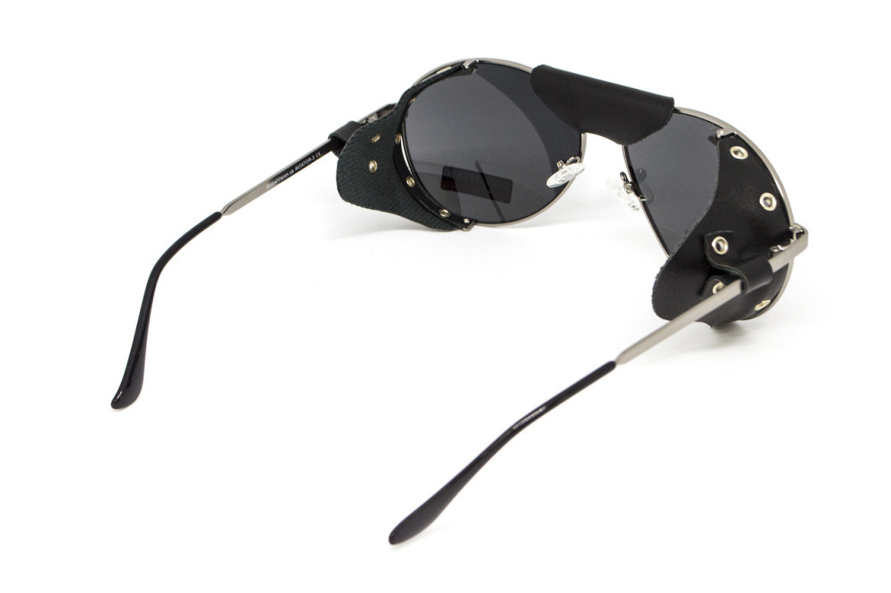 Окуляри захисні Global Vision Aviator-3 (gray), сірі зі з'ємним ущільнювачем із синтетичної "шкіри" Запорожье - изображение 8