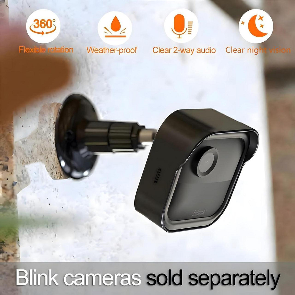 Кріплення для камери Blink Outdoor Mount 360° Чорний регульований захисний корпус настінний кронштейн для відеоспостереження Київ - фото 7