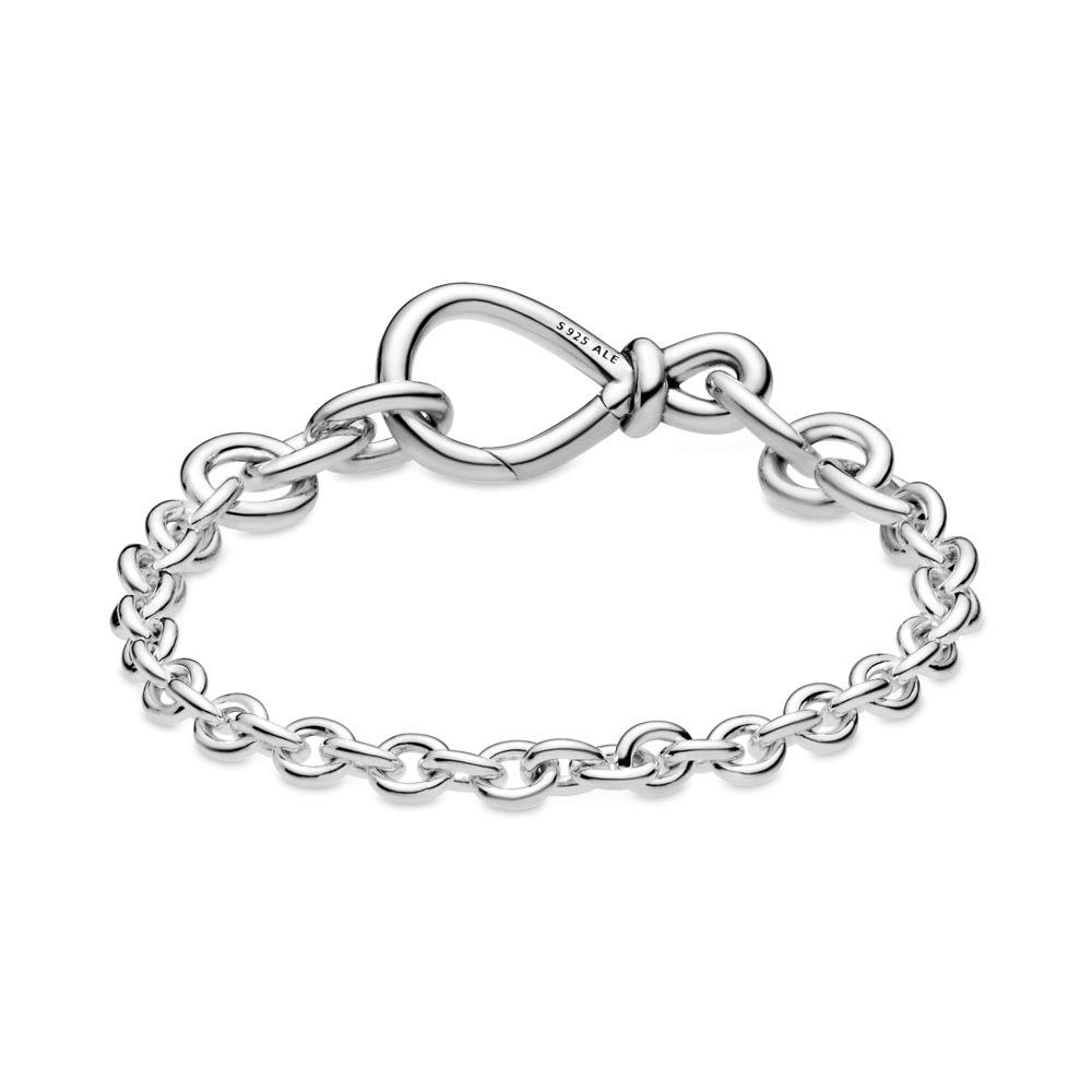 Серебряный браслет для шармов Пандора