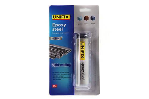 Холодная сварка белая 57г (блистер) UNIFIX Ровно - изображение 1