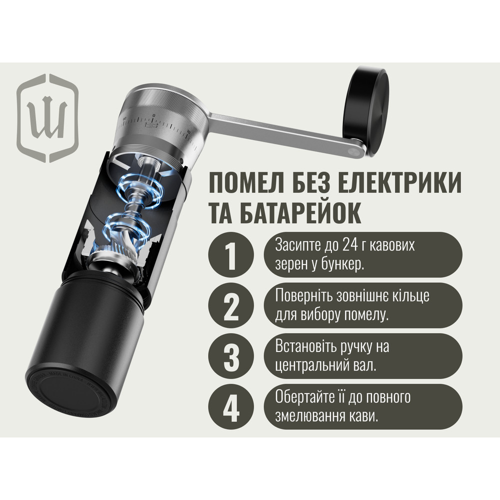 Ручна кавомолка Wacaco Exagrind Pro-E Київ - фото 14