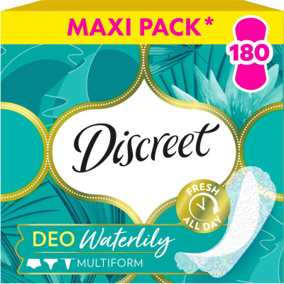 Щоденні прокладки Discreet Deo Waterlily 180 шт. (8700216859226) Вінниця - фото 1