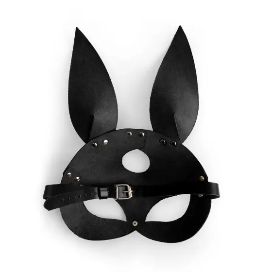 Шкіряна маска Зайчика Art of Sex - Bunny mask, колір Чорний Львів