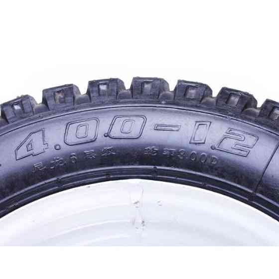 Колесо в сборе 4.00*12 (под 5 болтов, дорожная) для мототрактора Мукачево