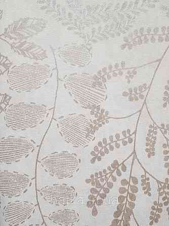 Обои виниловые на флизелине AS creation The Bos 0.53х10 листья ветки бежевые перламутр на белом Киев