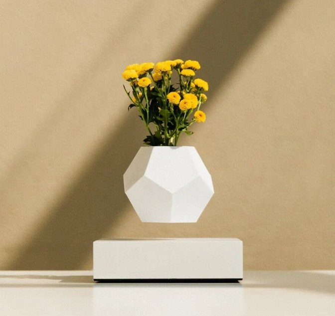 Левитирующий вазон Planter Lyfe Парящий вазон (Белый) Винница - изображение 3