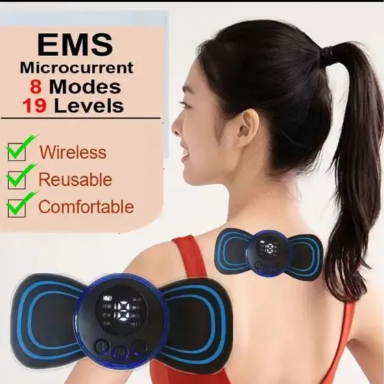 Импульсный массажер миостимулятор EMS массажер миостимулятор бабочка Коломия