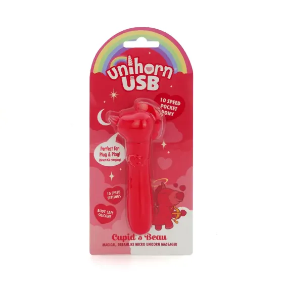 Вибратор-единорожка Unihorn USB Bullet – Cupid's Beau, вибропуля, USB-зарядка, 10 режимов Львов