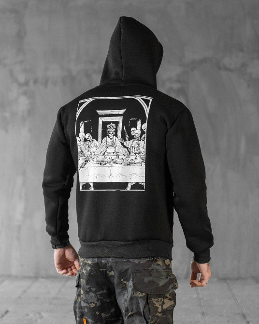 Худи CELEO на флисе diner  black  ВТ7913 Одесса - изображение 1