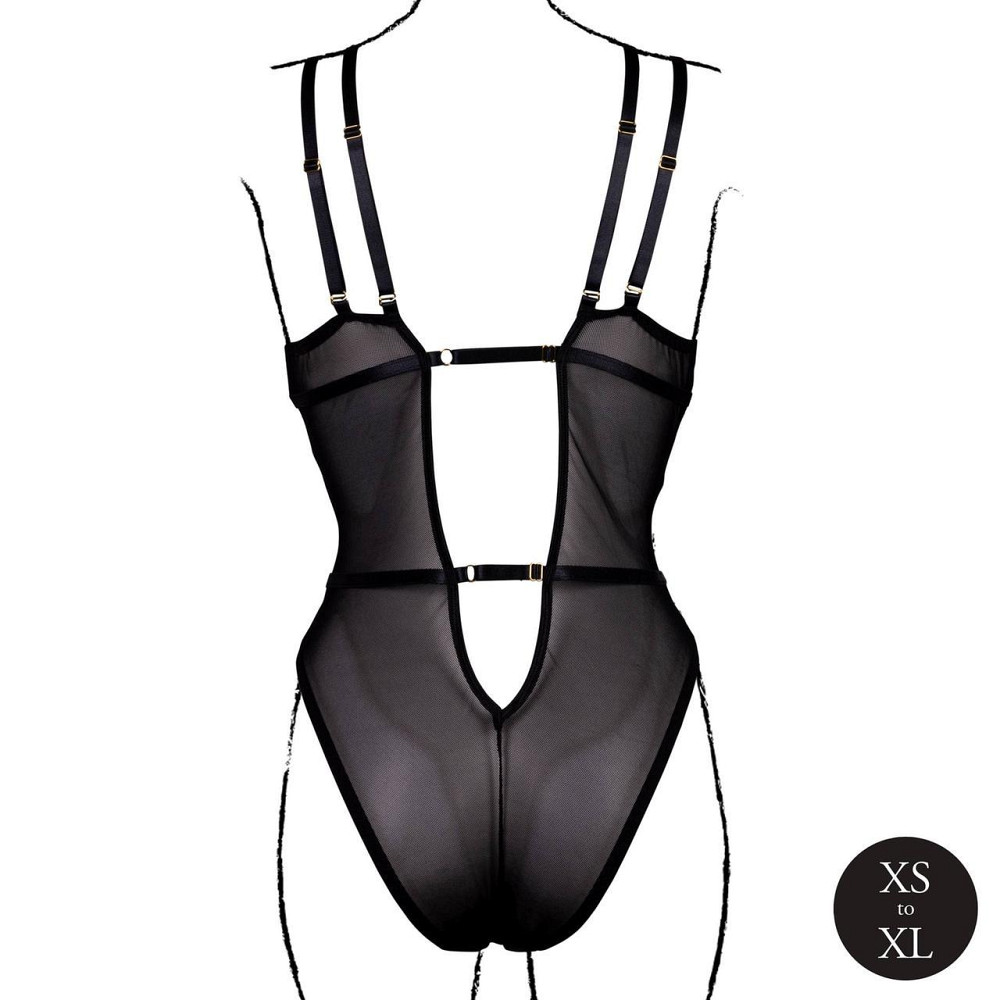 Еротичний боді  Bodysuit with Adjustable Sliders Sex Aura Київ - фото 6