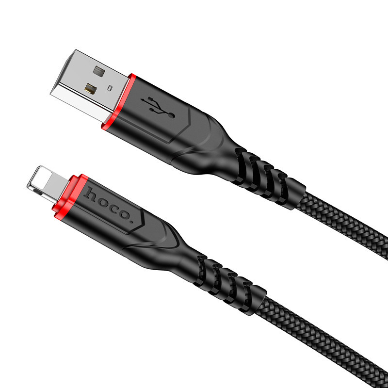 Кабель Hoco X59 Victory charging data cable iP(L=2M) Black Одесса - изображение 1