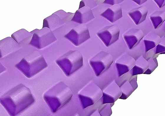 EasyFit Масажний ролик EasyFit Grid Roller PRO 45 см Фіолетовий Київ