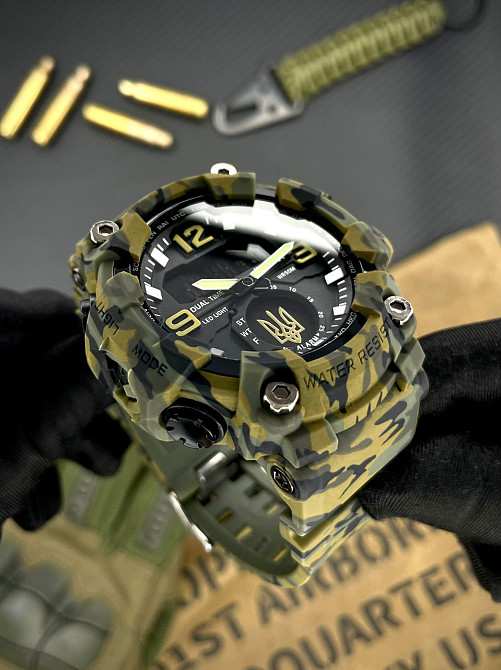 Awarder 003 Тризуб золото Army Green Киев - изображение 4