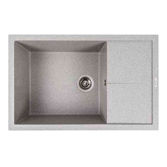 VALESO Гранітна мийка VALESO CALYPSO 7950 матова Сіра Київ