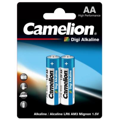 Батарейка Camelion AA LR6 Digi Alkaline * 2 (LR6-BP2DG) Винница - изображение 1