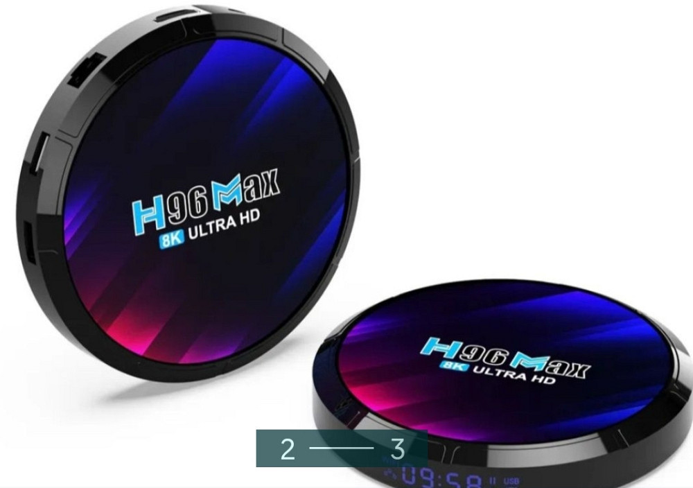 Приставка: Smart TV 4/64Gb. H96 MAX RK3528 c Android 13 Харків - фото 2