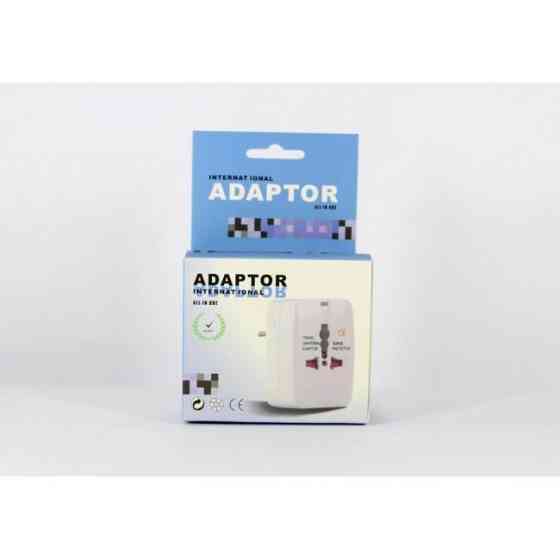 Мережевий трійник Multi/Global Functions квадратний (1287), універсальний адаптер з кількома розетками Одеса