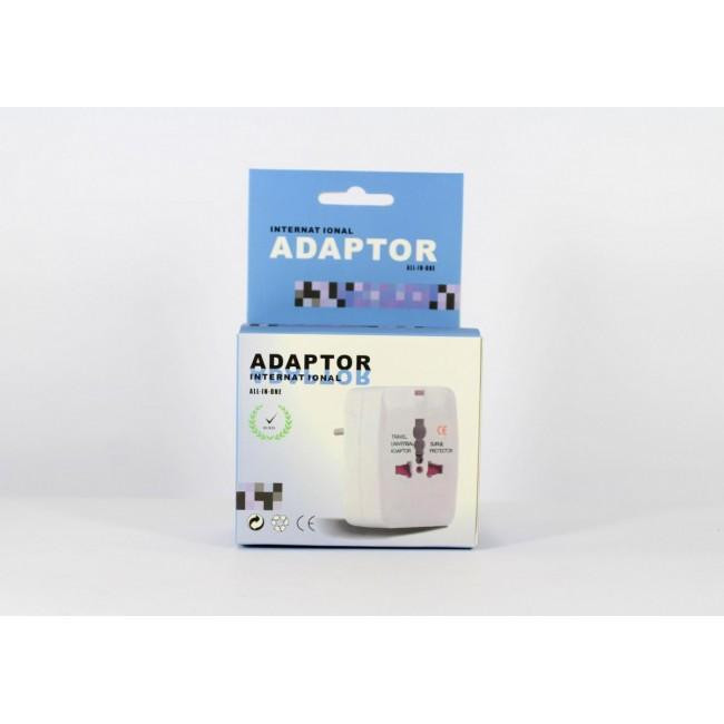 Сетевой тройник Multi / Global Functions квадратный (1287), универсальный адаптер с несколькими розетками Одесса - изображение 2