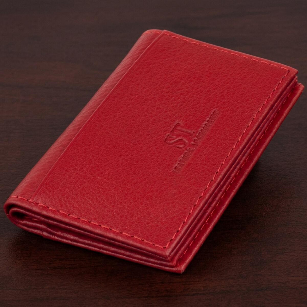 Візитниця-книжка ST Leather 19214 Червона Київ - фото 11