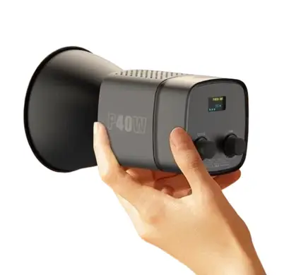 Монохроматичний освітлювач Luxceo P40W COB LED для фотостудії Київ - фото 4