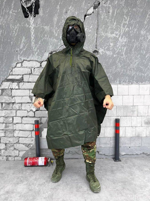 Дощовик пончо олива ВТ6720 Одеса - фото 1