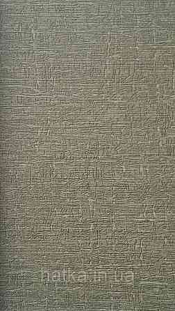 Шпалери вінілові на флізеліні AS creation Della Natura 1.06Х10 однотонні під тканину мішковина зелені Київ