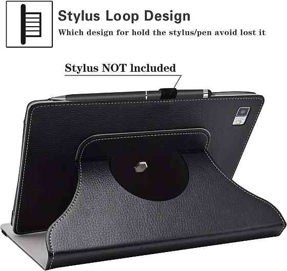 Чохол-книжка ротаційний LiuShan для планшета Teclast P20HD / Teclast M40 / M40 Pro/M40se / Dragon Touch Notepad 102 / Winnovo P20 Дніпро