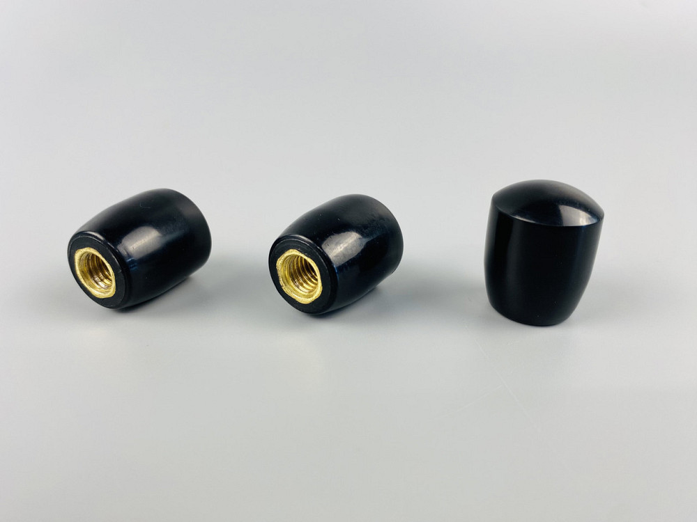 Наконечник важеля універсальний М8, D25 (чорний), латунна втулка різь внутрішня М8 Мукачево - фото 6