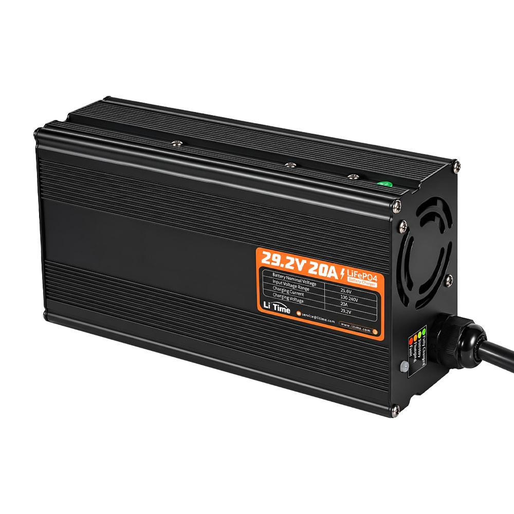 Зарядний пристрій для акумуляторних батарей LiFePO4 29.2V/20A LiTime L24V20A-BCHA-X (44-00539) Киев - изображение 7