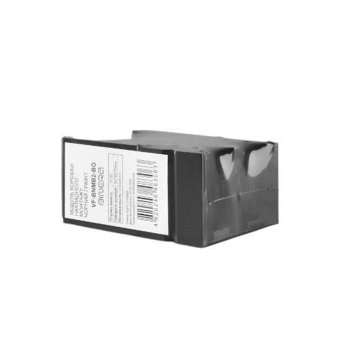 Модуль коробки накладного монтажу чорний графіт Videx BINERA VF-BNMB2-BG Житомир - фото 3