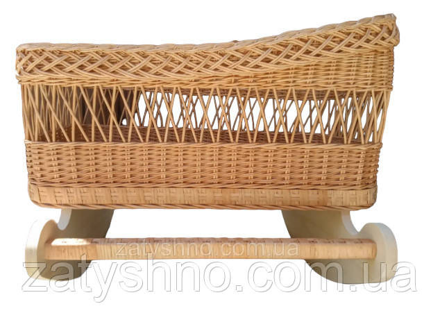 Плетене дитяче ліжечко Київ - фото 1