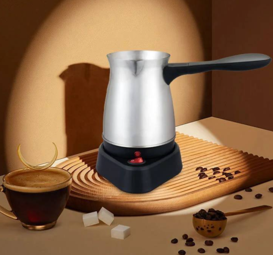 Кавоварка Domotec/RAF R-150 500мл 600Вт, Електротурка для кави кнопка ВКЛ/ВИМК з підсвіткою Одеса