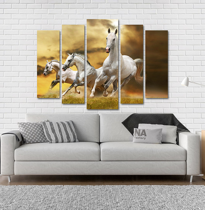 Модульная картина Лошади Art-77_5 Киев - изображение 2