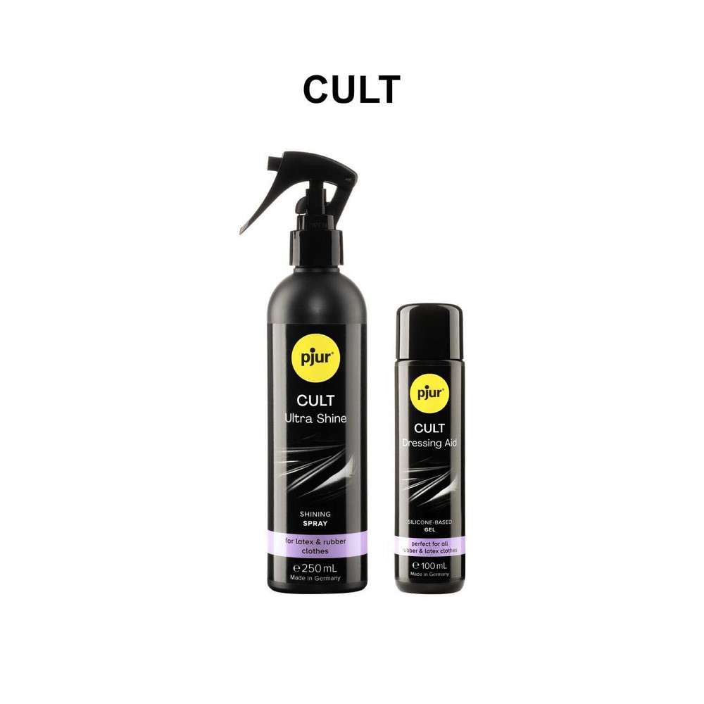 Спрей для ухода за одеждой из резины и латекса pjur Cult Ultra Shine 250 мл, придает блеск Sex Aura Киев - изображение 4
